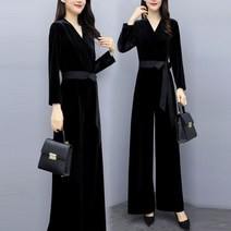 여성 점프슈트 2023년 기질 점프슈트 와이드 팬츠 Whr0106