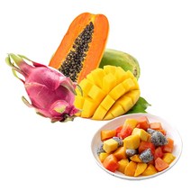 [푸른강산애] 열대과일믹스3종(용과 망고 파파야) 1kg*1EA, 1개, 1kg