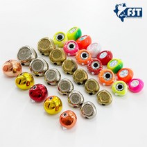 참돔 타이라바 헤드 채비 모음, 45g, D.프리즘 red
