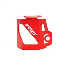 호환 오토바이 튜닝 부품 정비 Yamaha yzfr3 yzf r1 yzfr6 yzf r25 yzf r1 r3 r6 r25 cnc 리어 브레이크 유체 저수지 가드 커버 프로텍터, r6 레드, 1개