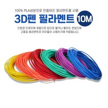 학습교구 방과후수업용 선녀와나무꾼 3D펜용 필라멘트(10M) 대량주문환영, 야광노랑