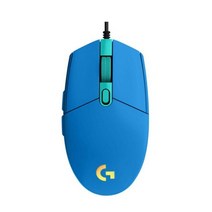 로지텍 g102 라이트싱크 게이밍 마우스 블랙화이트블루(스트리머 효과 포함) 8000dpi 새로운 업그레이드 2세대 마우스 게임, 새 버전 블루