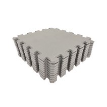 케이알펫츠 30*30cm EVA 퍼즐매트 10개입, 그레이