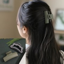 반묶음 집게핀 2p 카키 딥그레이 큐빅머리핀 여아핀 어린이머리핀 헤어핀쇼핑몰 헤어악세사리쇼핑몰 똥머리핀