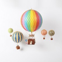 어센틱모델즈 열기구 모형 모빌 인테리어 소품 드림캐쳐, 옐로우