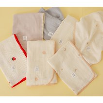 신생아 아기 블랭킷 이불 담요 낮잠이불 애착이불 유치원이불 M 사이즈, 플라워_BR3-FL