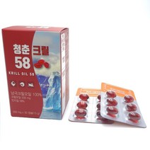 더바른식탁 크릴 오일 30캡슐(1개월분) 크릴오일 58 남극 크릴 오일 500 오메가3, 크릴오일 500mg(1개월분) 1세트