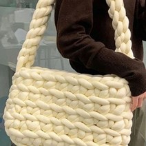 자이언트얀가방뜨기 쟈이언트얀 뜨게실 1Kg 벨벳, 1개, 24_올리브그린(벨벳)