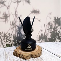 블랙 페더 디퓨저 100ml 고급인테리어 블랙 보틀 실내방향제 차량용 머리안아픈 뷰티풀제이제이 정정아마켓, 민트쇼핑백+1000, 200ml27000원, 17-JJ피치 사케