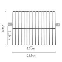 지붕 물받이 거름망 낙수물 방지망 처마 빗물 오수 받이옥상 바닥 배수 화격자 측벽 거터, 304 안티블로킹 메쉬25.520 cm 나사 포함
