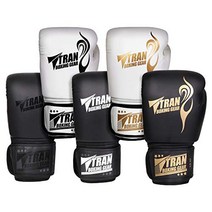 권투 장갑 [스타일리쉬 디자인]TRAN 킥 복싱 격투기 가라테 태권도 핏 권투 MMA 무에타이 복서 사이즈 샌드백 트레이닝 글로브 펀칭 장갑 스트레스 발산 운동 부족 남녀 겸용 운반용 수납 봉투 첨부 (TRAN