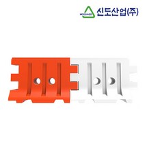 신도 도로 공사 현장 추돌 방지 충격 흡수 방호벽 중형 높이900, 적색