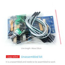 스피커앰프 UNISIAN Tone board NE5532 OP-AMP HIFI 프리 앰프 Bass Treble Balance 볼륨 톤 EQ 컨트롤 보드 용 DIY KIT, KIT With Cable
