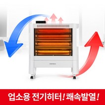 계절드림 가정용 업소용 전기히터 난방기 난로 온풍기, 가정용 전기히터 (올 화이트)