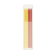 리필 리드 및 내장 샤프너가 있는 단단한 목수 연필 스크라이버 목재 바닥 마킹 목공, 10 6Pcs-Mix refill B