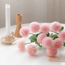 NEW 퐁퐁국화 6송이 플라워묶음 (2color), 머스타드옐로우