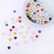 짱패브릭 10개) 인형 8mm 캔디컬러 콩단추 13color, 28 젤리민트