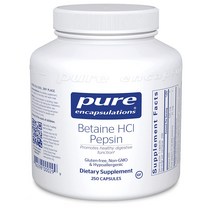 Pure Encapsulations Betaine 베타인 펩신 250캡 해외, 1개
