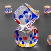 투명주사위 보드게임 유리 장난감 주사위 대형, 상세페이지 참조, 상세페이지 참조