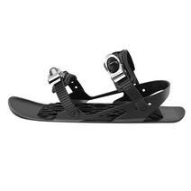 숏스키 미니 스키 눈을위한 스케이트 짧은 보드 스노우 블레이드 조정 가능한 바인딩 휴대용 신발 스노우 보드