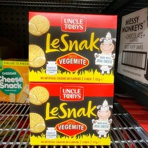 호주 엉클토비 베지마이트 르 스낵 132gx2개 Uncle Tobys Le Snak Snacks for Kids Vegemite, 132g, 2개
