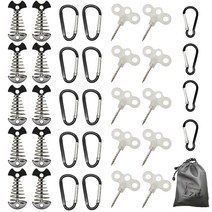 캠핑아지트 리빙쉘 텐트용 오징어 데크팩 35p 세트 블랙, 1개