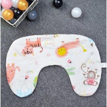 임산부 바디필로우 임신 베개 u 자형 신생아 순면 간호 요추 패드 모유 수유 출산 모유 수유, 동물 덮개