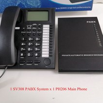 가장 PBX / PABX SV308 사무용 전화 시스템 1 개 운영자 메인 폰 개- 중
