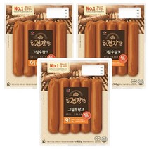 CJ 더건강한 그릴후랑크 소시지 300G X 3개