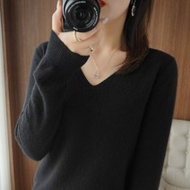 홈쇼핑 부드러운 겨울 니트 신작 캐시미어 스웨터 여성용 v 넥 풀오버 캐주얼 탑 슬림 슬리밍 캐시미어