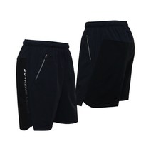 아티누스 베이직 쿨 4부 팬츠 블랙 AP-290 여름낚시복, 없음