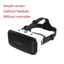 2023 VR 안경 3D 구글 카드보드 헤드셋 스마트폰 IOS 안드로이드 가상 게임패드 포함 신제품, 02 G06