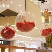 써니s 투명 플라스틱 볼 6p세트 7cm 어린이집 파티, 단품