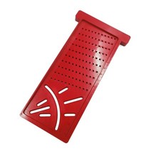 T 형 크로스 아웃 눈금자 구멍 위치 측정 도구 정밀 목공 스크라이브 마크 라인 게이지 마킹, [01] Red