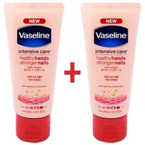 바세린 인텐시브 케어 헬씨 핸드 앤 스트롱거 네일 로션, 60ml, 2개