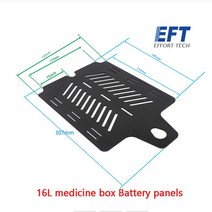 방제 드론 드론농약 농업용 드론 농업용 드론 퀵 릴리스 배터리 고정 플레이트 세트 EFT E416P E610P 10K, 05 16L Bettery Panles