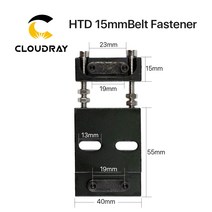 Cloudray 벨트 패스너 폭 15MM 개방형 타이밍 전송 X/Y 축 하드웨어 도구 기계 부품, 01 1 pcs