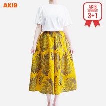 아사면 여름 풍성한 빅사이즈 롱스커트 ~88까지 11종 디자인