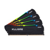 노트북 데스크탑 램 Kllisre ram DDR4 8GB RGB 메모리 2666MHz, 8G 2666 검정