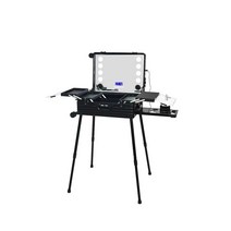 미용 메이크업 상자 캐리어 트롤리 수납 도구 박스, 상세 페이지 참고, 24인치 실버 알루미늄 마그네슘+스피커A