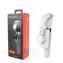 스마트폰짐벌 핸드폰 카메라 짐벌 셀카봉 ZHIYUN 및 android와 호환되는 vlogging youtube 용 리모컨이있는 스마트 폰 셀카 스틱 삼각대 용, 상자가 있는 흰색