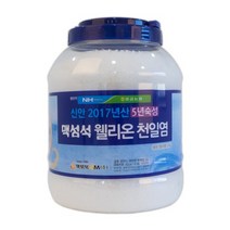5년 숙성 간수 빠진 신안 천일염 웰리온 굵은 소금 3.3KG, 1개