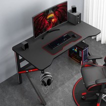 컴퓨터 테이블 독서실 pc 데스크탑 작업대 게임방, K형 싱글형 120x60