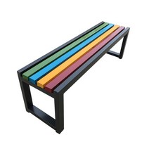 옥상 평벤치 나무 의자 옥외 야외용 테라스 가든, 1.8mx40x45 실베스트리스 파인 블랙