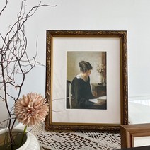 앤틱골드 원목프레임 웨딩액자 라슨쥴, 1.실버, 24x30inch