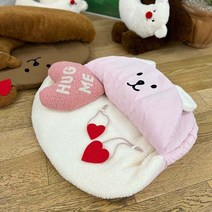 애완용 산책 이동 가방 켄넬 캐리어 눕눕백INS-겨울용 개집 애완 동물 단열 및 따뜻한 침낭 귀여운 곰 세, 04 분홍색_03 XL