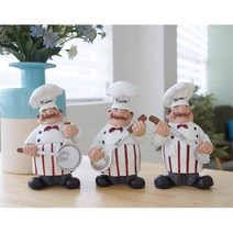 가게오픈선물 장식품 요리사인형 3p 의미있는선물