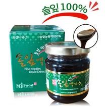 엠제이푸드 솔잎엑기스 160g 국산솔잎100% ~진공저온추출, 1병