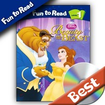 디즈니 Fun to Read 1 레벨 선택구매, 1-16 미녀와 야수