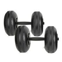 30-35kg 물이 채워진 덤벨 무거운 무게 조절 가능한 덤벨 세트 운동 운동 피트니스 장비 체육관 보디 빌딩, 8-10kg 블랙